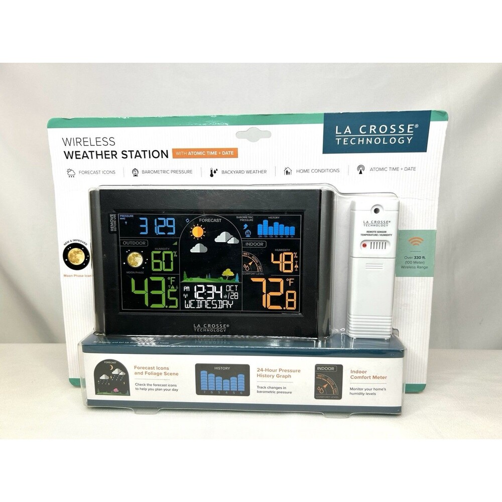 La Crosse Technology Digital Weather Station Atomic Wireless S77925